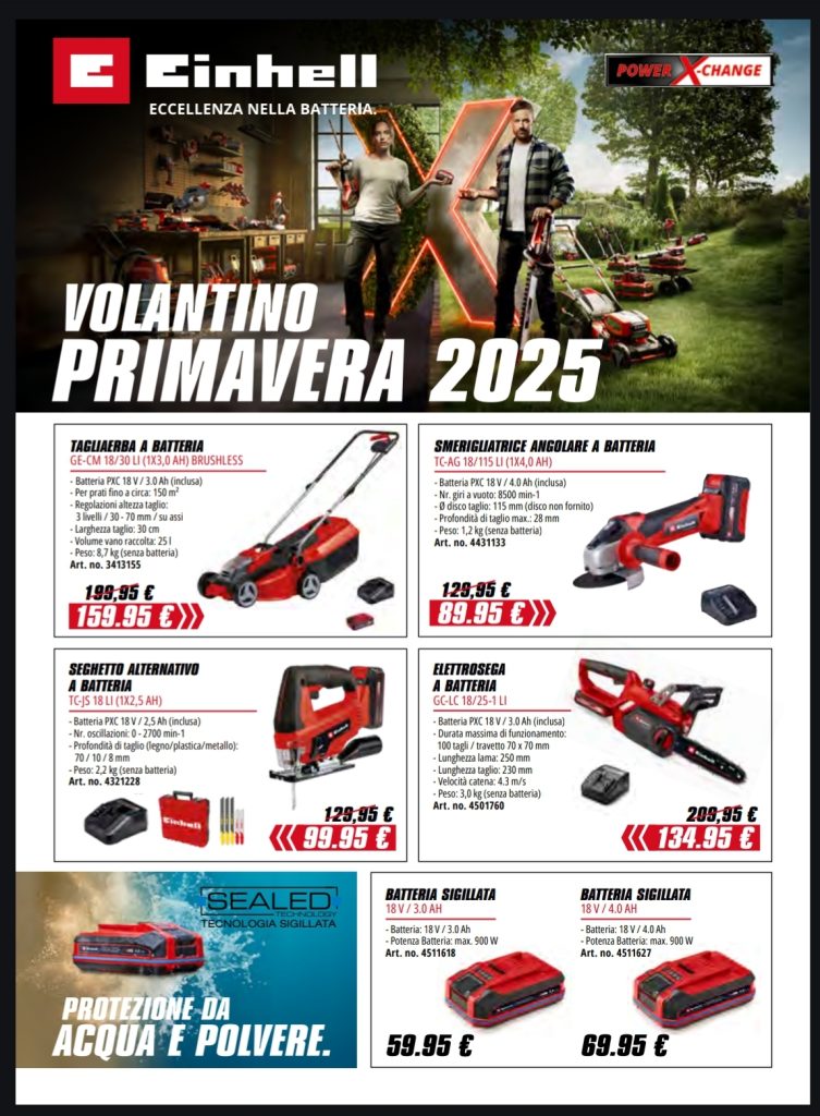 Una batteria per più di 300 prodotti.